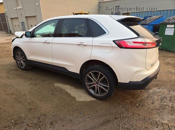 2FMPK4K94MBA50119 2021 FORD EDGE White Հետևի ձախ