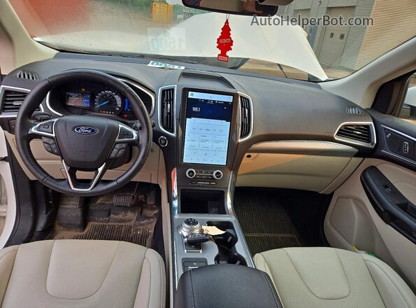 2FMPK4K94MBA50119 2021 FORD EDGE White Առջևի վահանակի տեսք