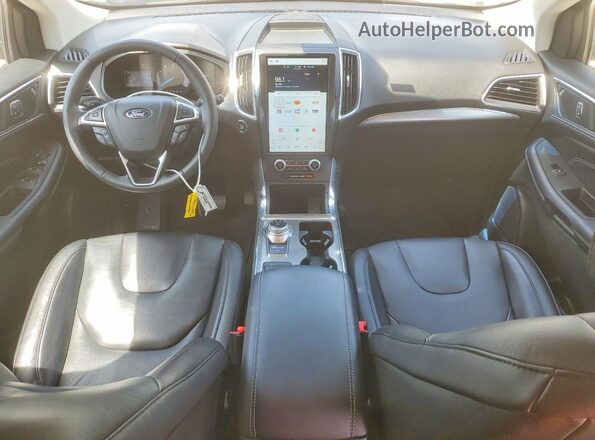 2FMPK4K94NBA71327 2022 FORD EDGE White Dashboard view