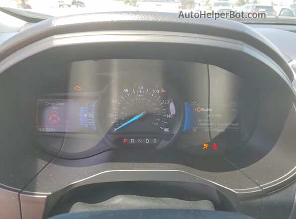 2FMPK4K94NBA71327 2022 FORD EDGE White Instrument cluster view