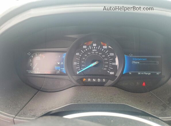 2FMPK4K94PBA30263 2023 FORD EDGE Silver Instrument cluster view