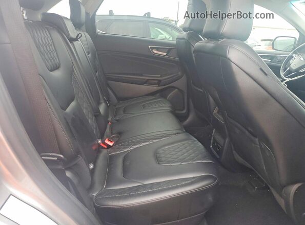 2FMPK4K94PBA30263 2023 FORD EDGE Silver Rear interior view