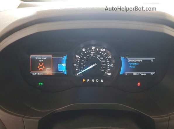2FMPK4K94RBA56641 2024 FORD EDGE White ხელსაწყოთა პანელის ხედი