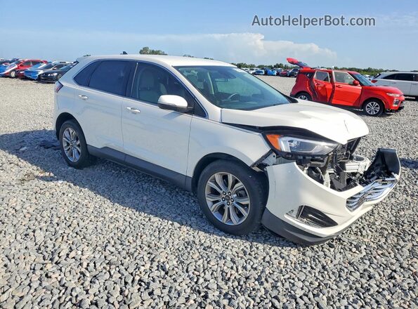 2FMPK4K94RBB21021 2024 FORD EDGE Белый Передняя правая четверть