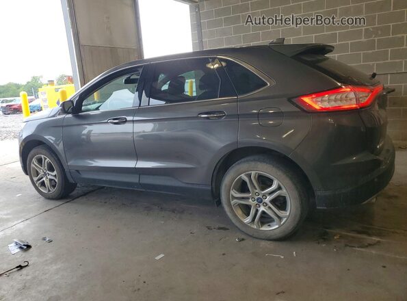 2FMPK4K95HBB91643 2017 FORD EDGE Gray Задня ліва чверть