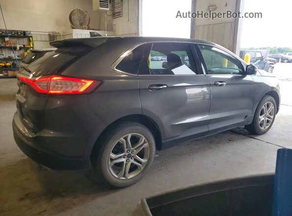 2FMPK4K95HBB91643 2017 FORD EDGE Gray Задня права чверть
