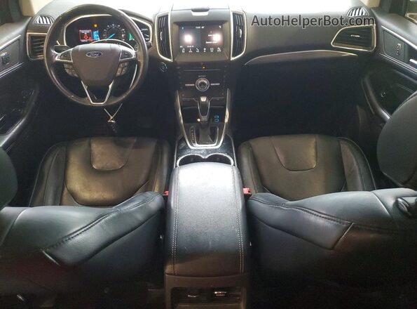 2FMPK4K95HBB91643 2017 FORD EDGE Gray Вид панелі приладів