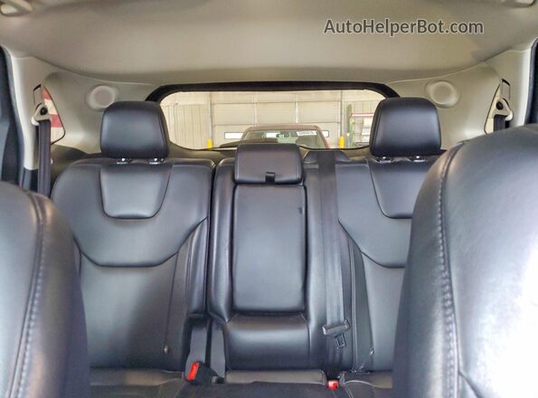 2FMPK4K95HBB91643 2017 FORD EDGE Gray Вид задніх сидінь
