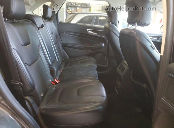 2FMPK4K95HBB91643 2017 FORD EDGE Gray Вид задньої частини салону