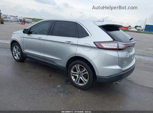 2FMPK4K95JBB40990 2018 FORD EDGE Silver Rear left