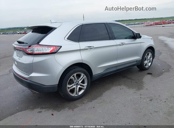 2FMPK4K95JBB40990 2018 FORD EDGE Silver Rear right
