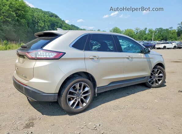 2FMPK4K95JBC24162 2018 FORD EDGE Tan Задня права чверть