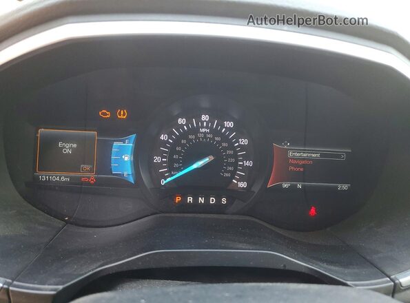 2FMPK4K95JBC24162 2018 FORD EDGE Tan Вид щитка приладів
