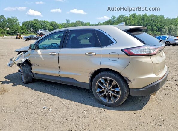 2FMPK4K95JBC24162 2018 FORD EDGE Tan Задня ліва чверть