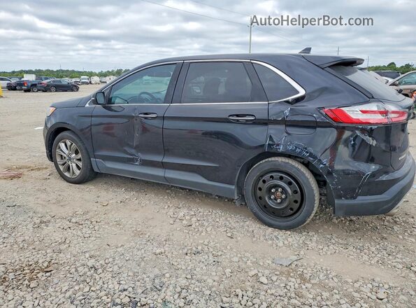 2FMPK4K95KBC22817 2019 FORD EDGE Black Հետևի ձախ