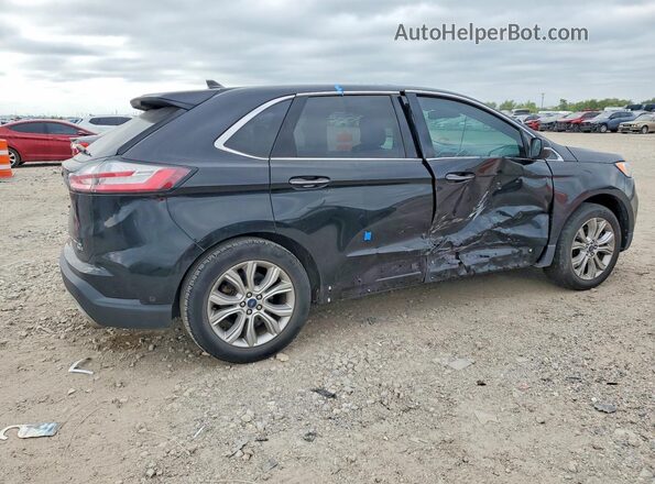 2FMPK4K95KBC22817 2019 FORD EDGE Black Հետևի աջ