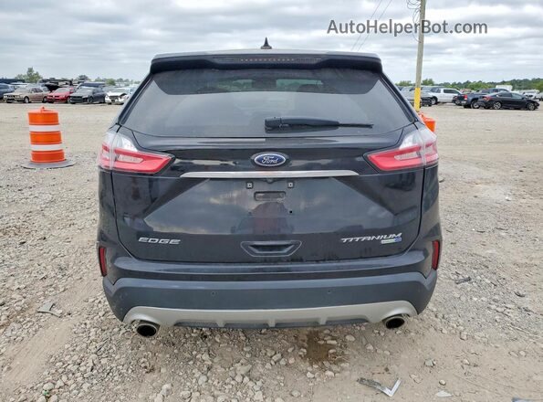 2FMPK4K95KBC22817 2019 FORD EDGE Black Հետևի տեսք
