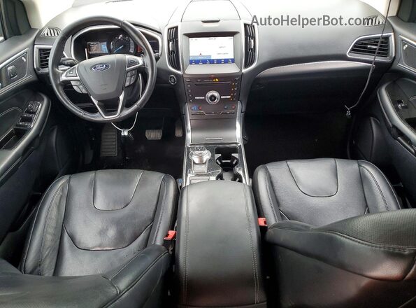 2FMPK4K95KBC22817 2019 FORD EDGE Black Առջևի վահանակի տեսք