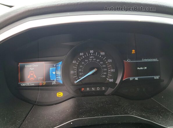 2FMPK4K95KBC22817 2019 FORD EDGE Black Սարքավորումների վահանակի տեսք