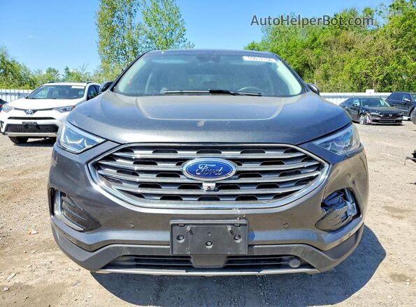 2FMPK4K95KBC52884 2019 FORD EDGE Black Вид спереду