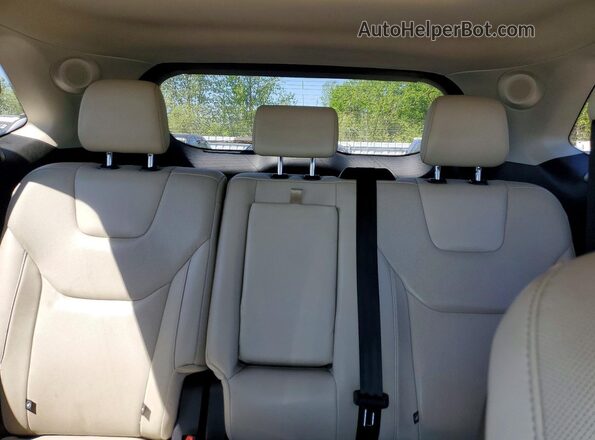 2FMPK4K95KBC52884 2019 FORD EDGE Black Вид задніх сидінь