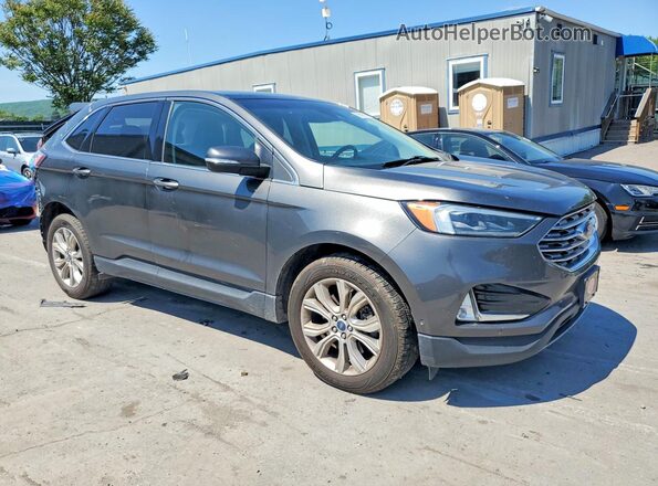 2FMPK4K95LBA00277 2020 FORD EDGE Gray Առջևի աջ