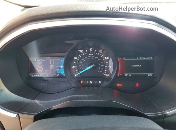 2FMPK4K95LBA00277 2020 FORD EDGE Gray Սարքավորումների վահանակի տեսք