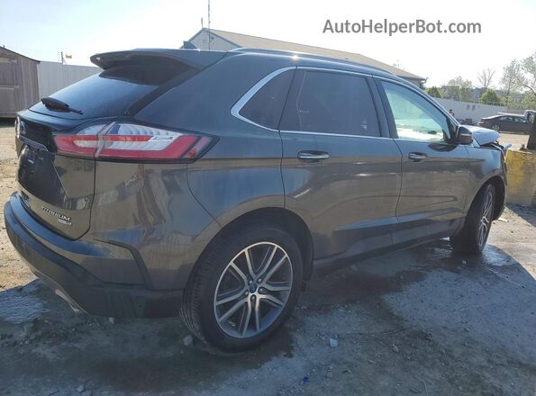 2FMPK4K95LBA05754 2020 FORD EDGE Charcoal Trasero derecho