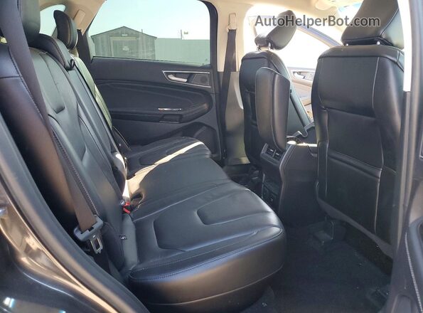 2FMPK4K95LBA05754 2020 FORD EDGE Charcoal Vista interior trasera