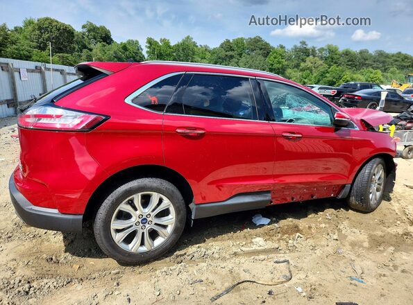 2FMPK4K95LBB58893 2020 FORD EDGE Red Задня права чверть