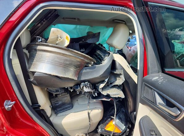 2FMPK4K95LBB58893 2020 FORD EDGE Red Вид задньої частини салону
