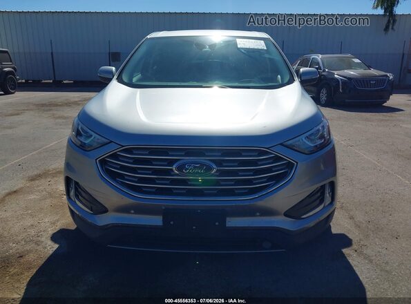 2FMPK4K95NBA15039 2022 FORD EDGE Gray Вид задньої частини салону