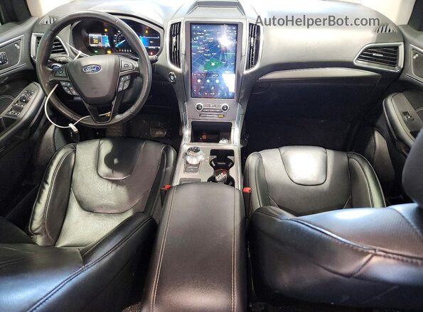 2FMPK4K95NBA54486 2022 FORD EDGE Black Առջևի վահանակի տեսք