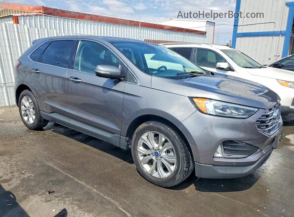 2FMPK4K95NBB04691 2022 FORD EDGE Gray Передня права чверть