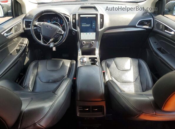 2FMPK4K95NBB04691 2022 FORD EDGE Gray Вид панелі приладів