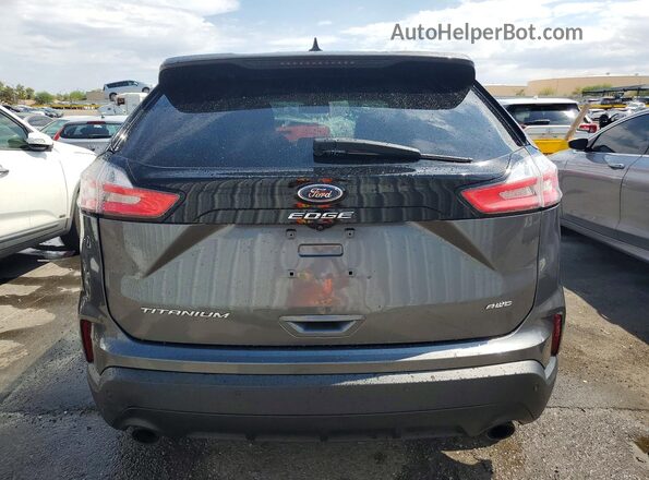 2FMPK4K95NBB04691 2022 FORD EDGE Gray Вид ззаду