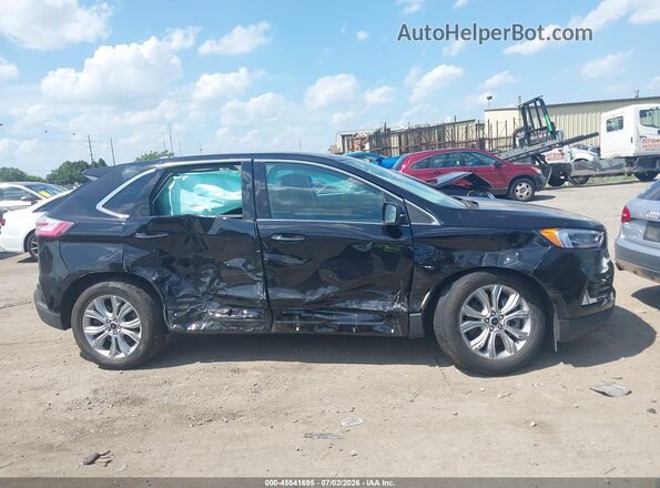 2FMPK4K95PBA00768 2023 FORD EDGE Black Вид задньої частини салону