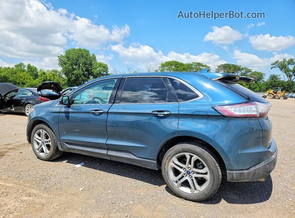 2FMPK4K96GBB82609 2016 FORD EDGE Teal Задня ліва чверть