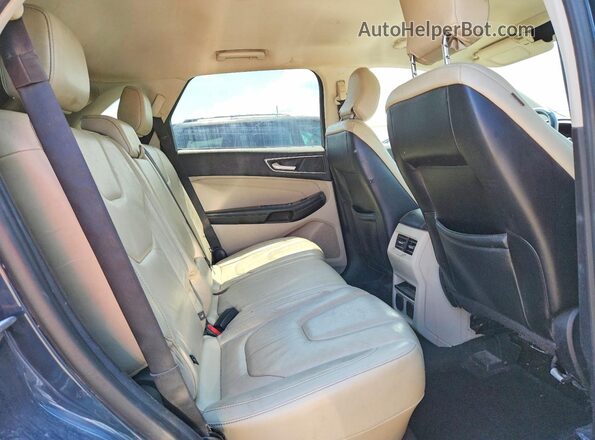 2FMPK4K96GBB82609 2016 FORD EDGE Teal Вид задньої частини салону