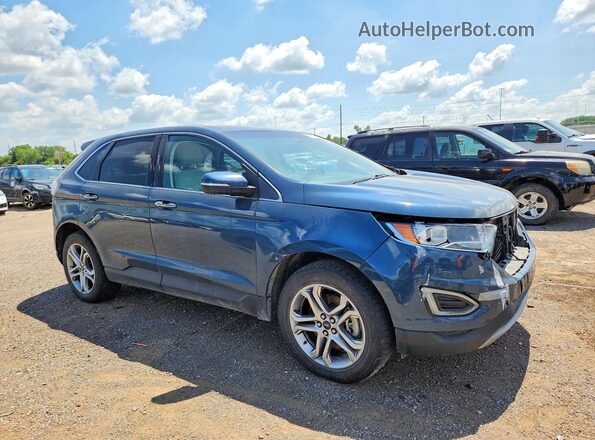 2FMPK4K96GBB82609 2016 FORD EDGE Teal Передня права чверть