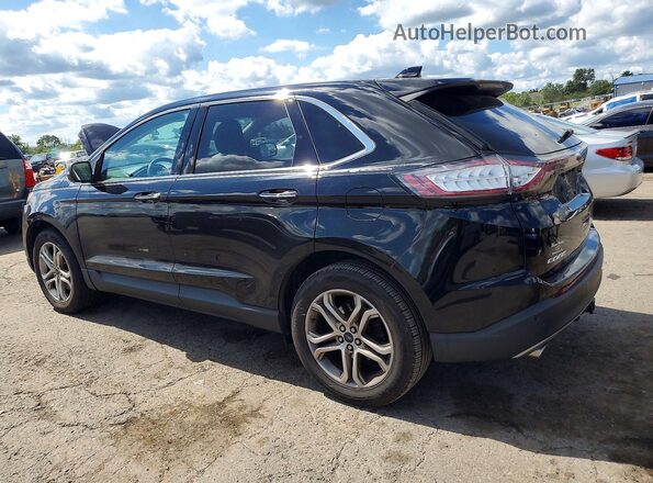 2FMPK4K96HBB77539 2017 FORD EDGE Black Trasero izquierdo
