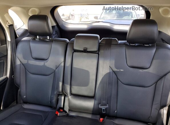 2FMPK4K96HBB77539 2017 FORD EDGE Black Vista de los asientos traseros
