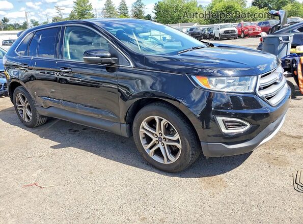 2FMPK4K96HBB77539 2017 FORD EDGE Black Delantero derecho