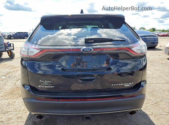 2FMPK4K96HBB77539 2017 FORD EDGE Black Vista trasera