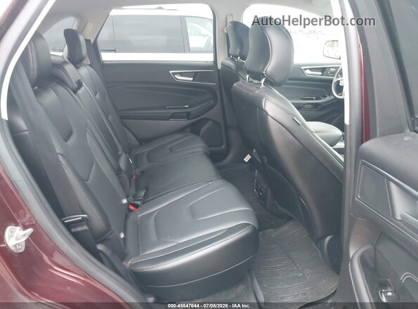 2FMPK4K96HBB96897 2017 FORD EDGE Maroon Widok naklejki z numerem VIN
