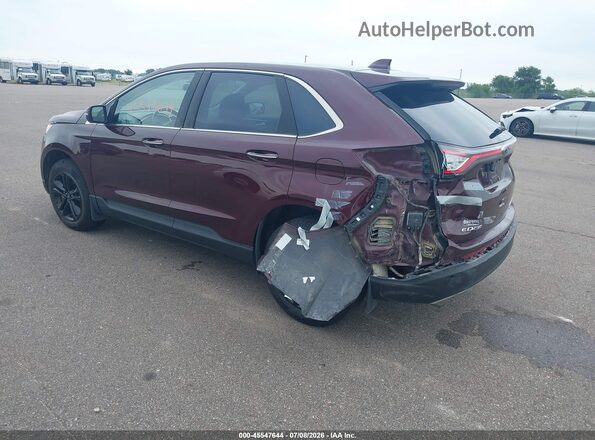 2FMPK4K96HBB96897 2017 FORD EDGE Maroon Tył lewy