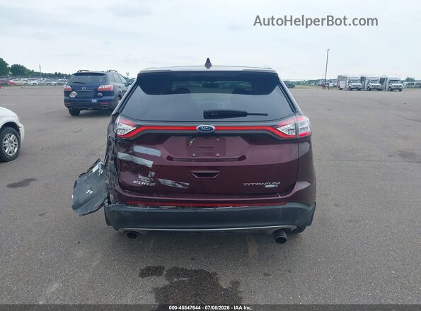 2FMPK4K96HBB96897 2017 FORD EDGE Maroon 