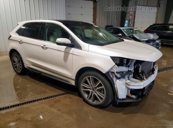 2FMPK4K96KBC33731 2019 FORD EDGE White წინა მარჯვენა