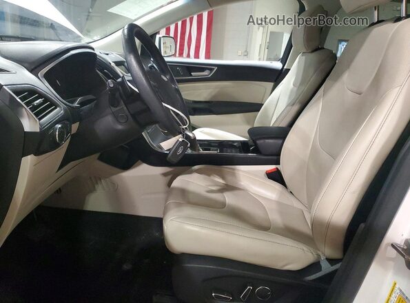 2FMPK4K96KBC33731 2019 FORD EDGE White წინა სალონის ხედი
