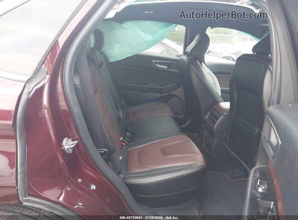 2FMPK4K96LBA70077 2020 FORD EDGE Maroon VIN კოდის სტიკერის ხედი